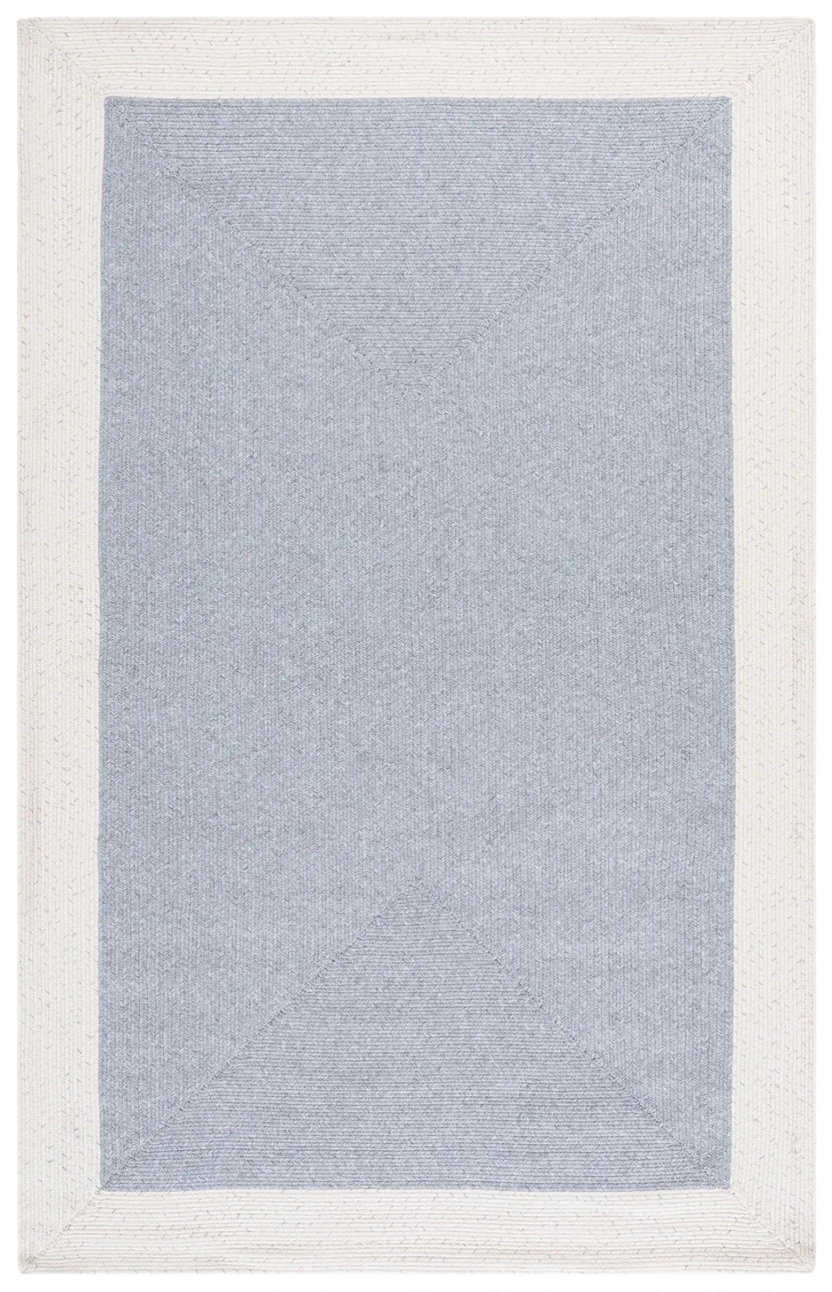 Safavieh Braided 4'-0" x 6'-0" Rug in Grey / Ivory