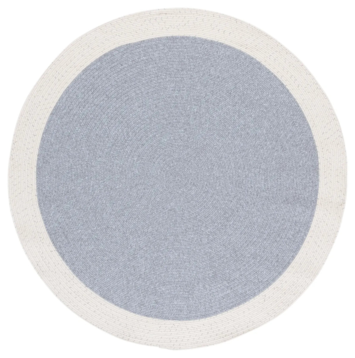 Safavieh Braided 5'-0" x 5'-0" Rug in Grey / Ivory