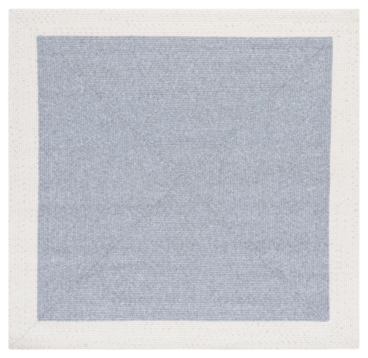 Safavieh Braided 5'-0" x 5'-0" Rug in Grey / Ivory
