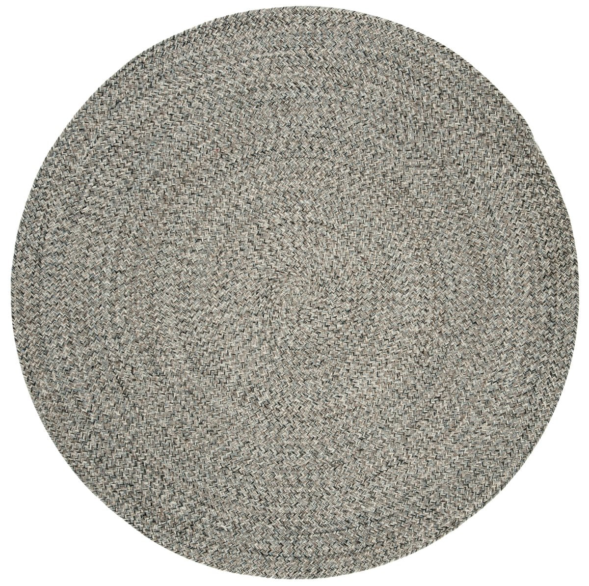 Safavieh Braided Brd256A Ivory/Steel Grey Rug.