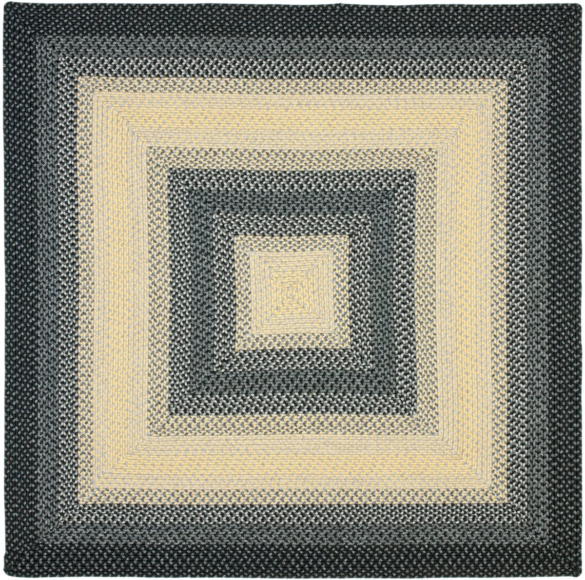 Safavieh Braided Brd311A Black/Grey Rug.