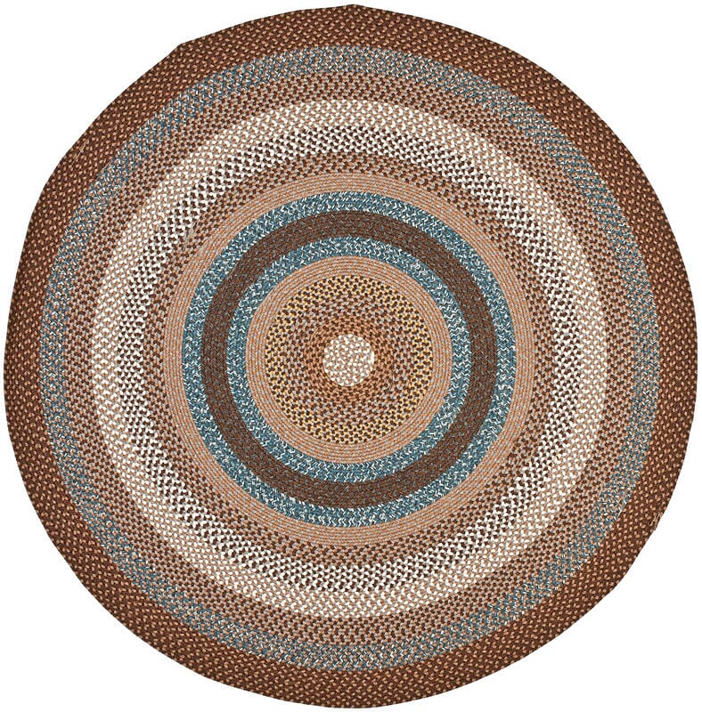 Safavieh Braided Brd313A Brown/Multi Rug.