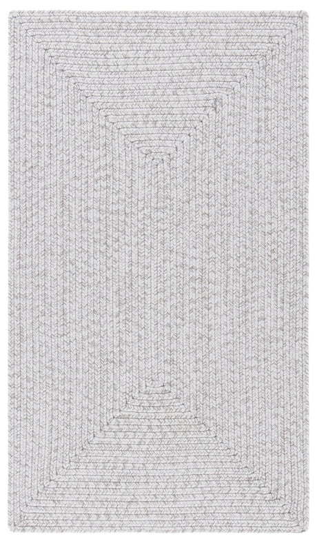 Safavieh Braided Brd315F Silver/Grey Rug.