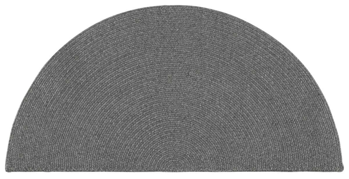 Safavieh Braided 2'-0" x 4'-0" Rug in Dark Grey