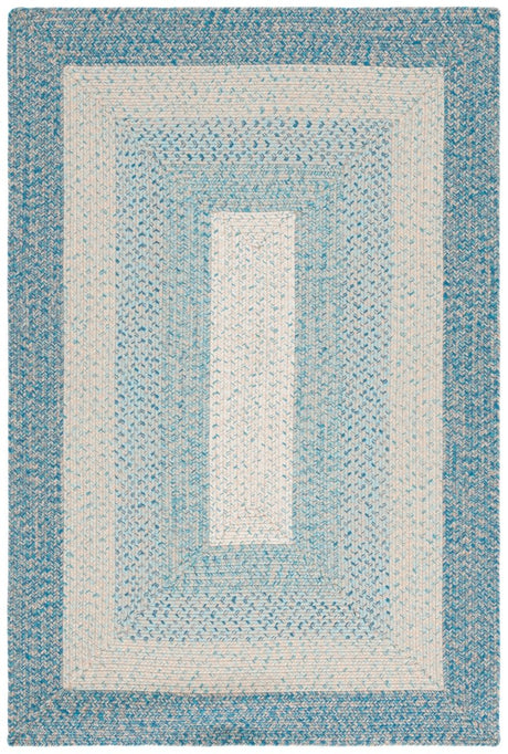 Safavieh Braided Brd318M Blue/Aqua Rug.