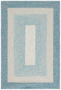 Safavieh Braided Brd318M Blue/Aqua Rug.