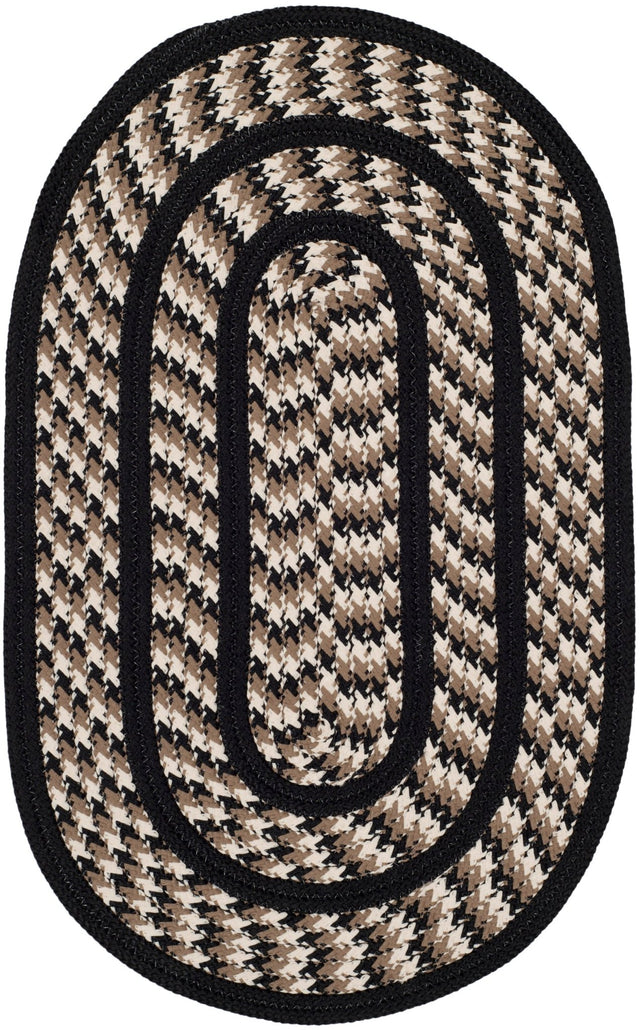 Safavieh Braided Brd401C Ivory/Black Rug - Safavieh - brd401c - 6ov
