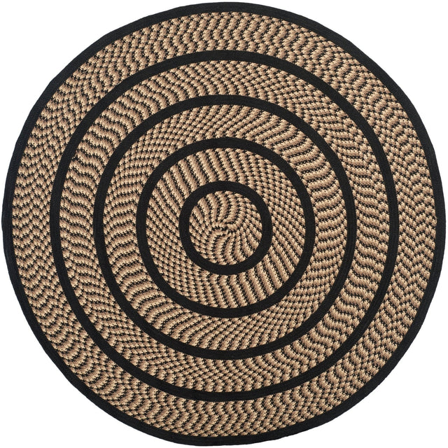 Safavieh Braided Brd401G Beige/Black Rug - Safavieh - brd401g - 5r
