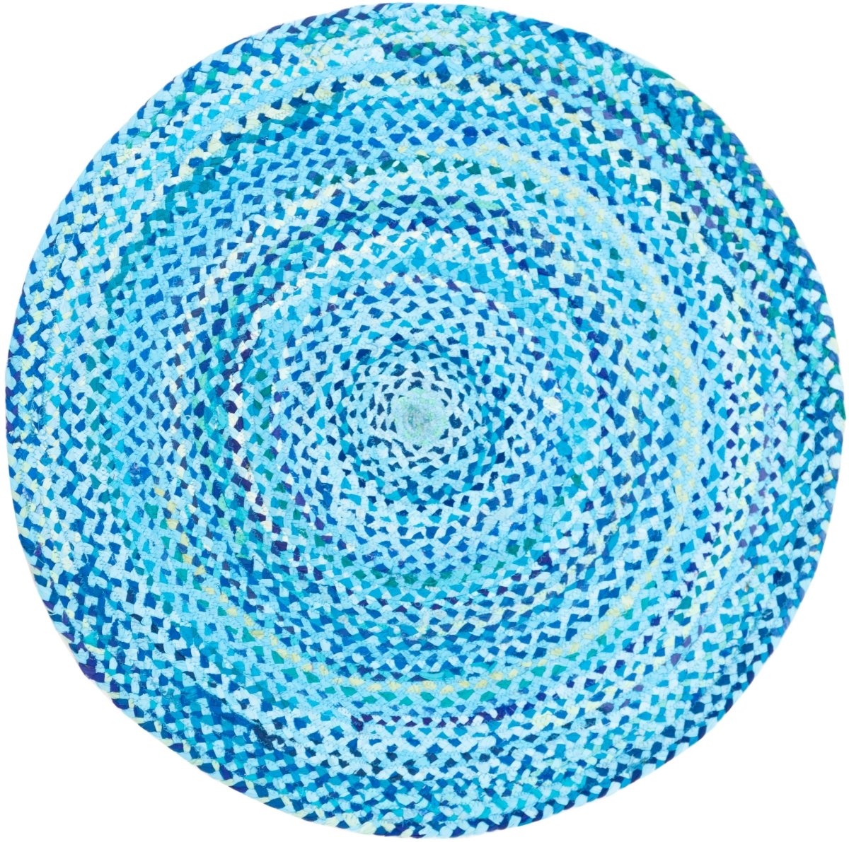 Safavieh Braided Brd452K Turquoise Rug.