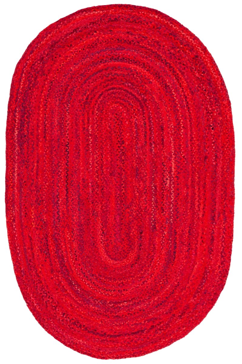Safavieh Braided Brd452Q Red Rug.