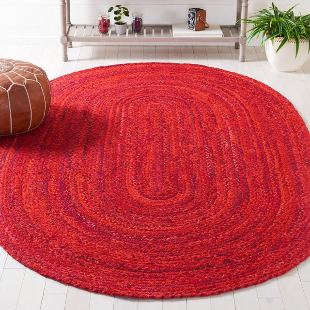 Safavieh Braided Brd452Q Red Rug.