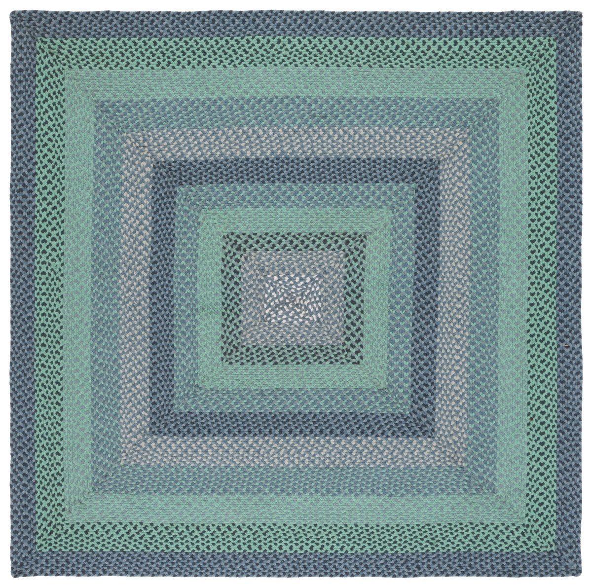 Safavieh Braided Brd651F Grey/Green Rug.