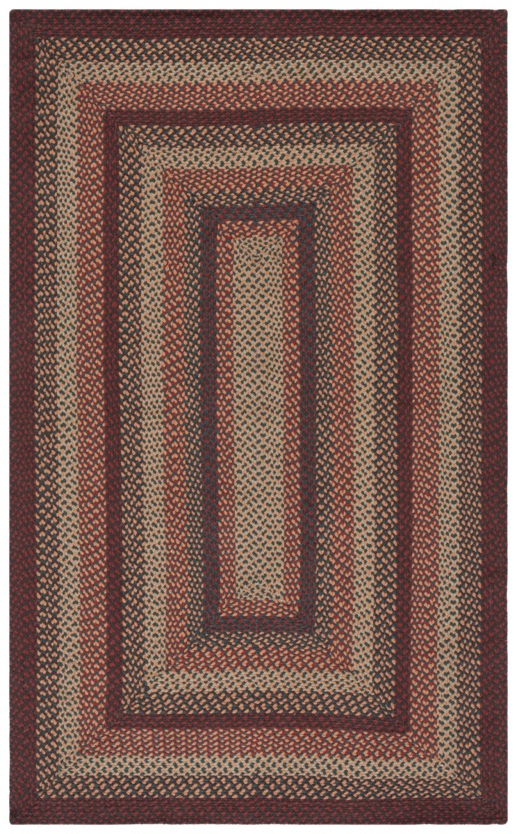 Safavieh Braided Brd651Z Brown/Rust Rug.