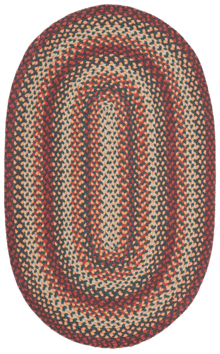 Safavieh Braided Brd651Z Brown/Rust Rug.