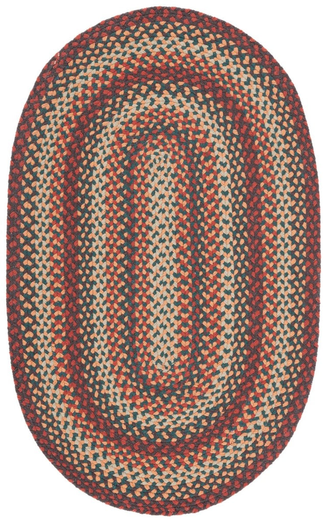 Safavieh Braided Brd651Z Brown/Rust Rug.