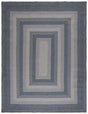 Safavieh Braided Brd652B Grey/Blue Rug.