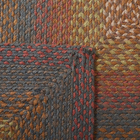 Safavieh Braided Brd652P Green/Rust Rug.