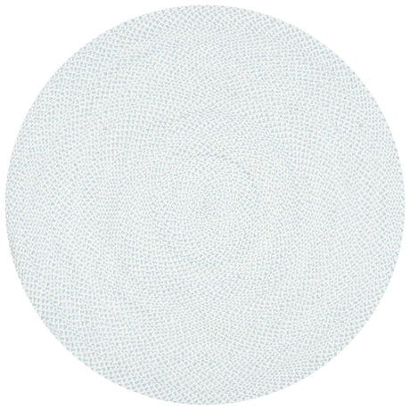 Safavieh Braided Brd801B Ivory/Light Blue Rugs.