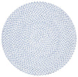 Safavieh Braided Brd801M Blue/Ivory Rugs.