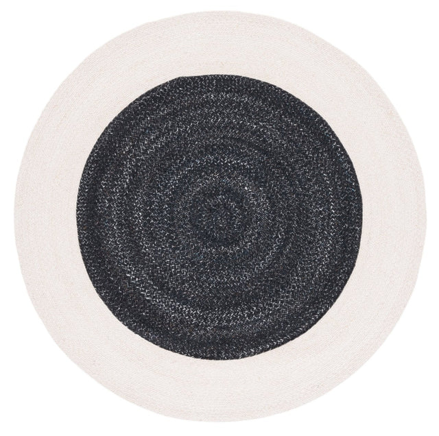 Safavieh Braided Brd803A Black/Ivory Rug.