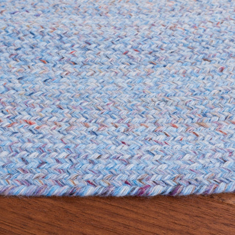 Safavieh Braided Brd804L Light Blue/Red Rug.