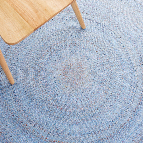 Safavieh Braided Brd804L Light Blue/Red Rug.