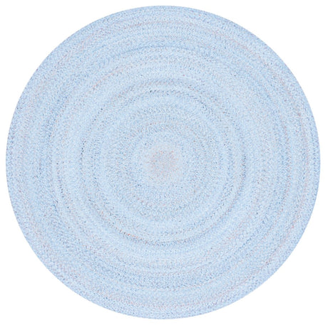 Safavieh Braided Brd804L Light Blue/Red Rug.