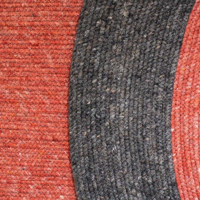 Safavieh Braided Brd902Q Red/Black Rugs.