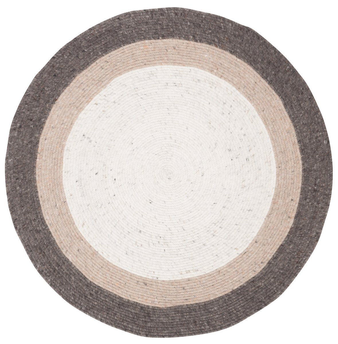 Safavieh Braided Brd903H Charcoal/Ivory Rugs.
