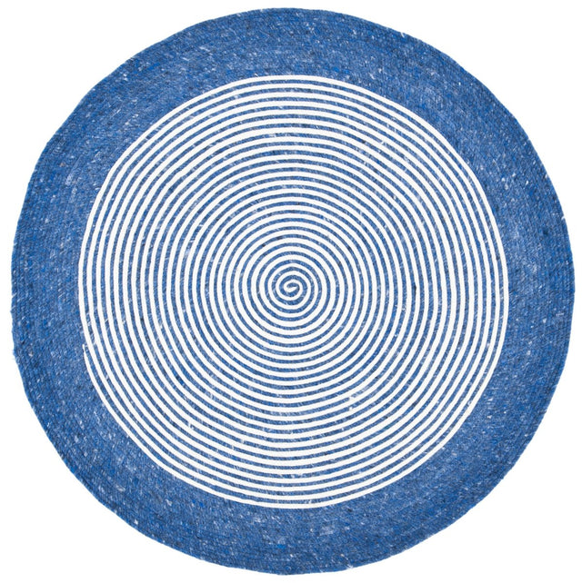 Safavieh Braided Brd904N Navy/Ivory Rugs.