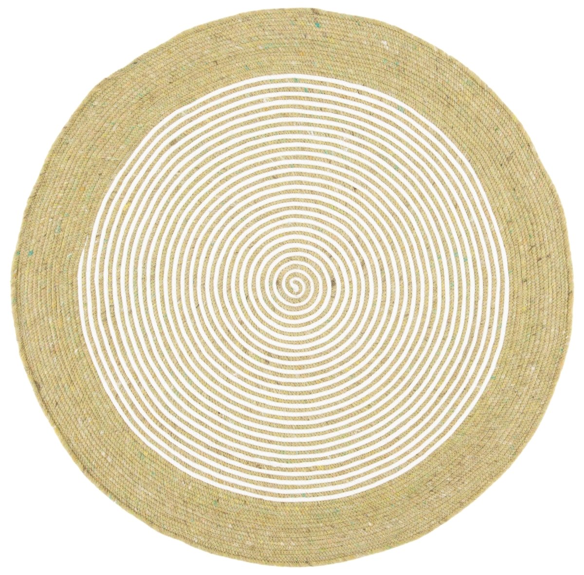 Safavieh Braided Brd904Y Green/Ivory Rugs.