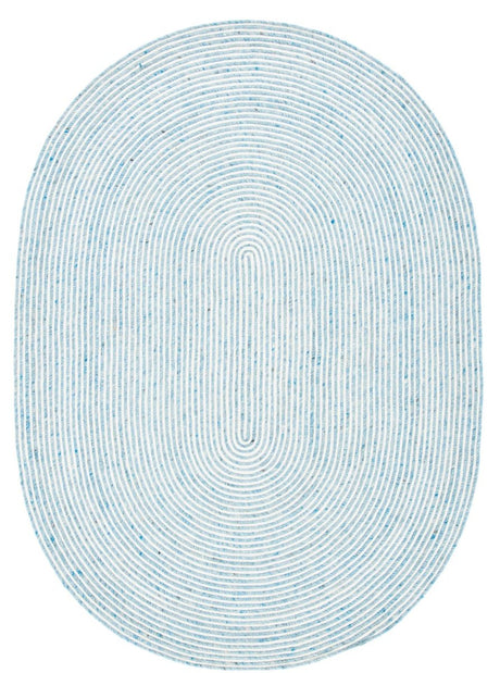 Safavieh Braided Brd905M Blue/Ivory Rugs.