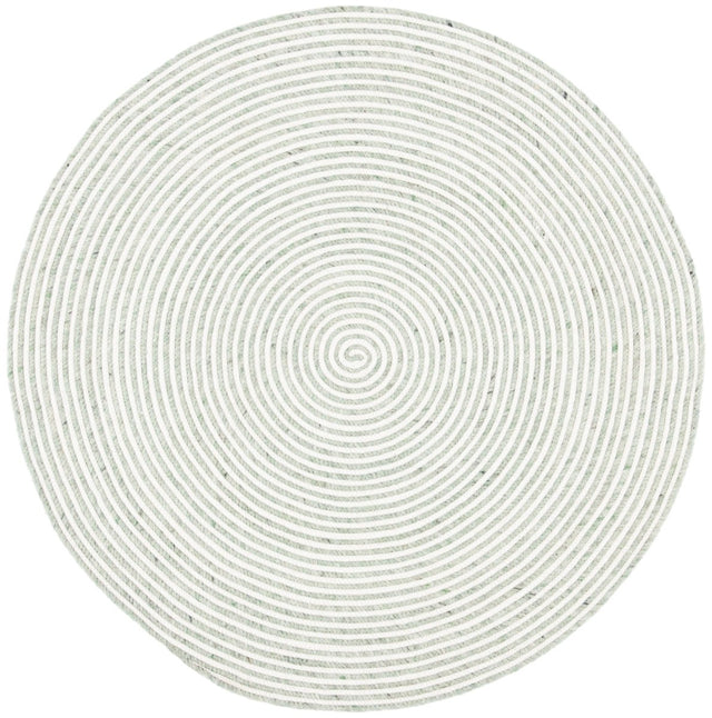 Safavieh Braided Brd905Y Green/Ivory Rugs.