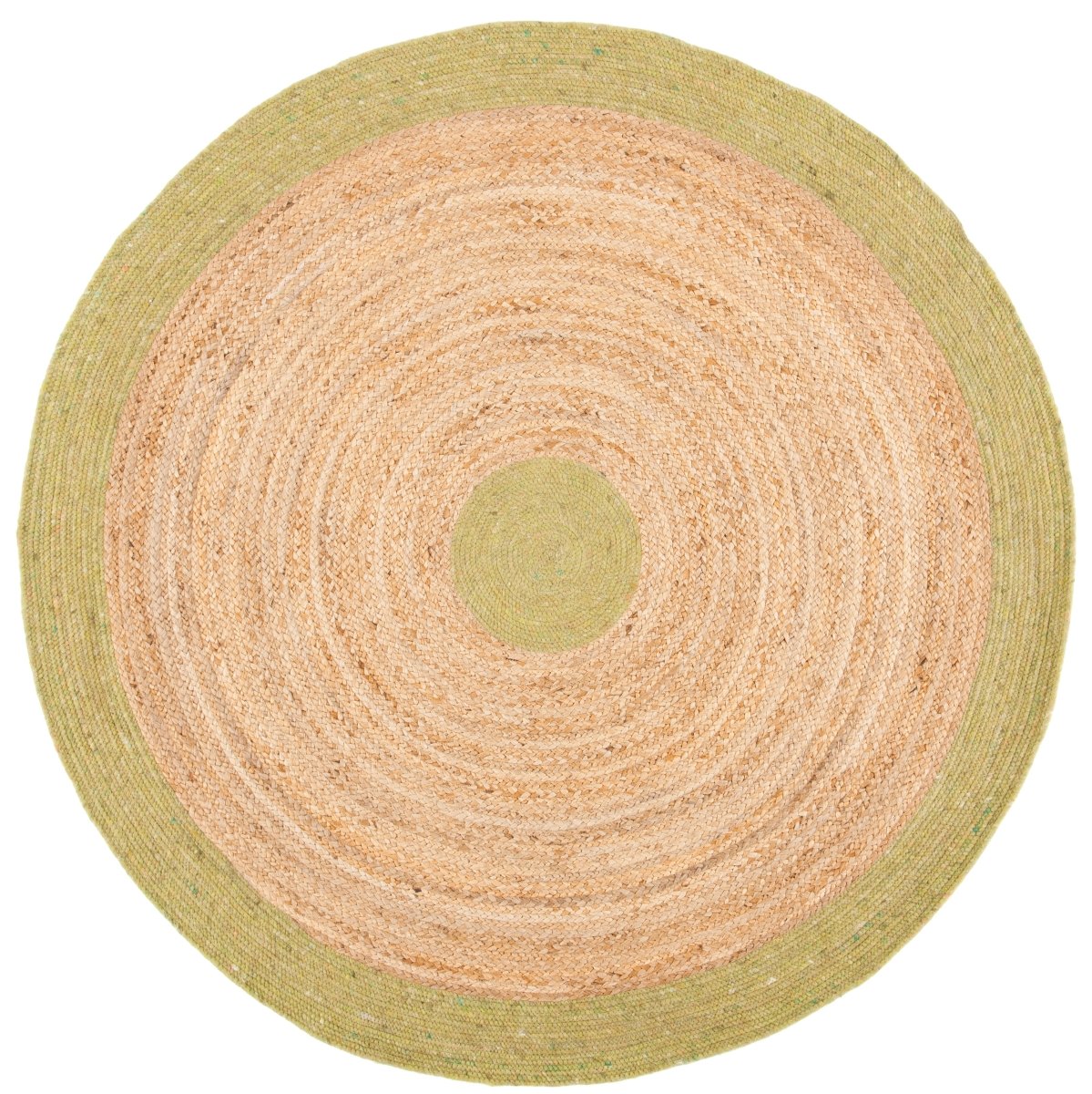 Safavieh Braided Brd910Y Green/Natural Rugs.