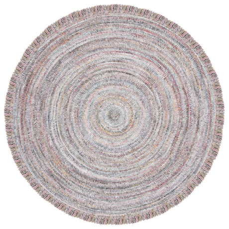Safavieh Braided Brd950Q Grey/Red Rugs.