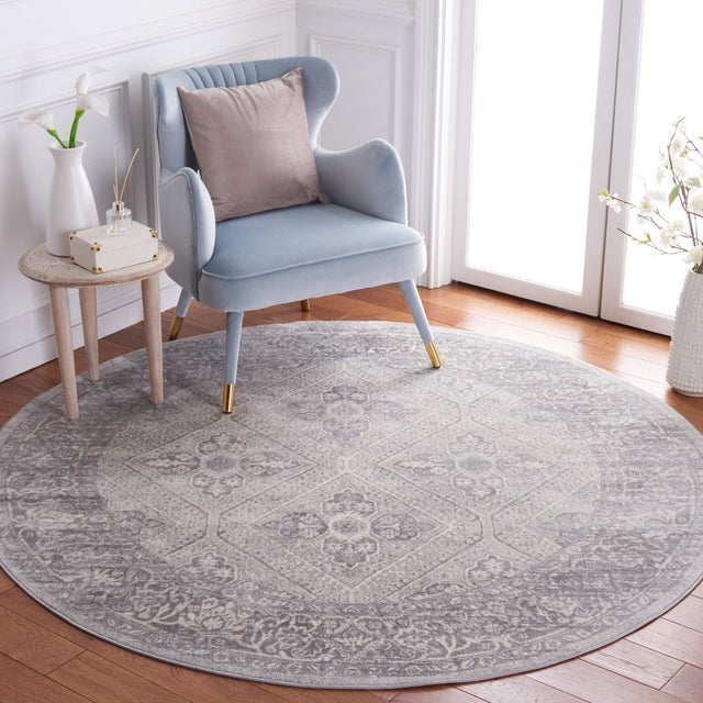 Safavieh Brentwood Bnt800F Grey/Ivory Rug.