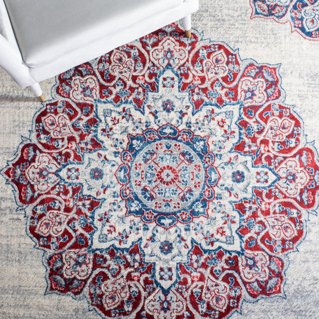 Safavieh Brentwood Bnt802A Ivory/Red Rug.