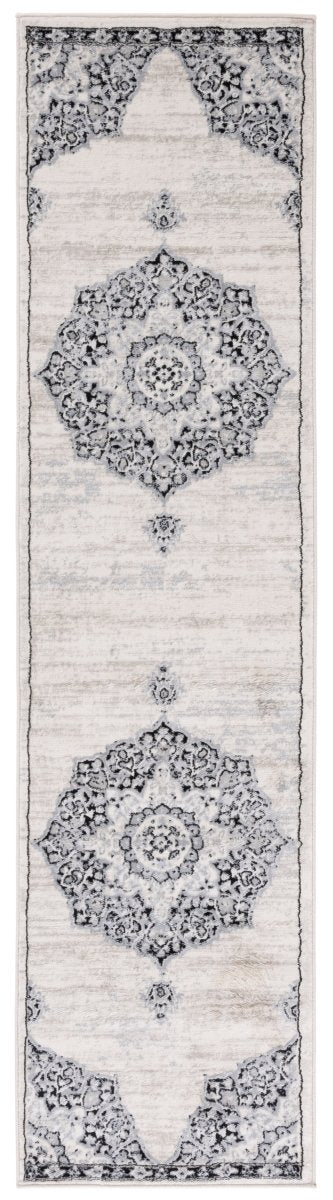 Safavieh Brentwood Bnt802C Ivory/Black Rug.