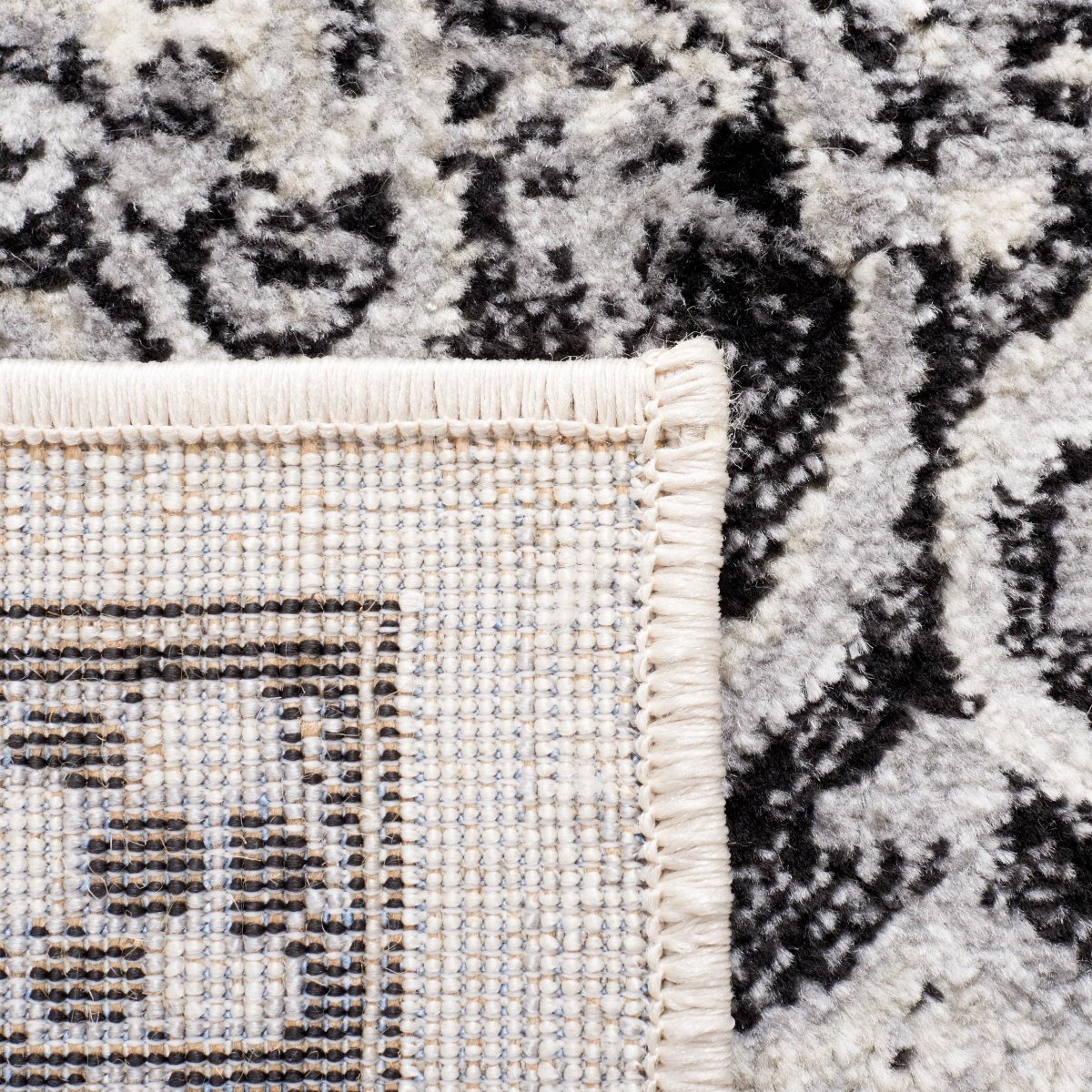 Safavieh Brentwood Bnt802C Ivory/Black Rug.