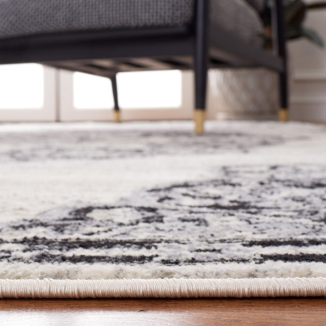 Safavieh Brentwood Bnt802C Ivory/Black Rug.