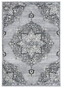Safavieh Brentwood Bnt802G Silver/Black Rug.