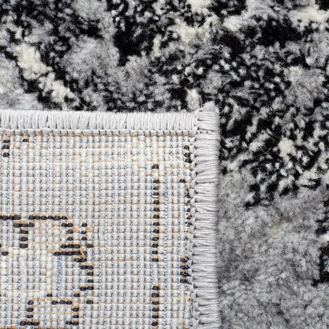 Safavieh Brentwood Bnt802G Silver/Black Rug.