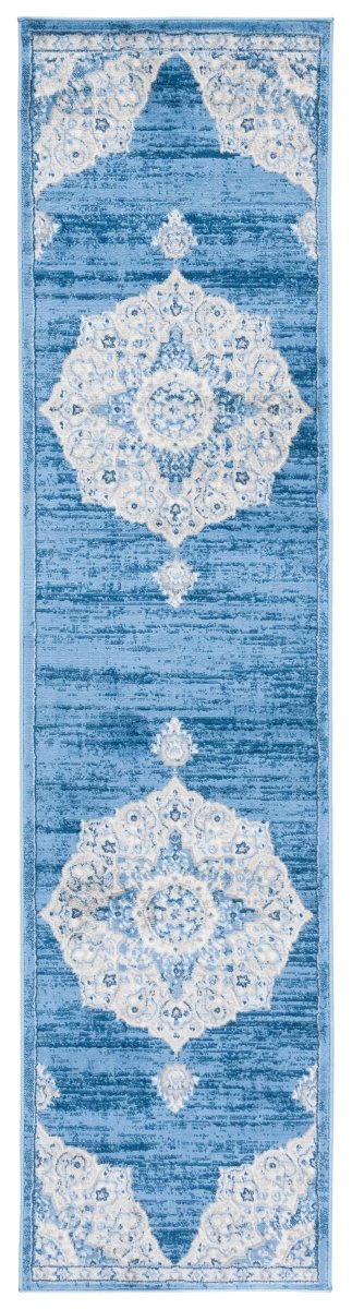 Safavieh Brentwood Bnt802M Blue/Grey Rug.