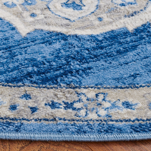 Safavieh Brentwood Bnt802M Blue/Grey Rug.