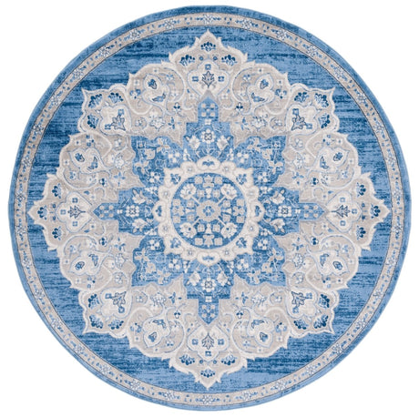Safavieh Brentwood Bnt802M Blue/Grey Rug.
