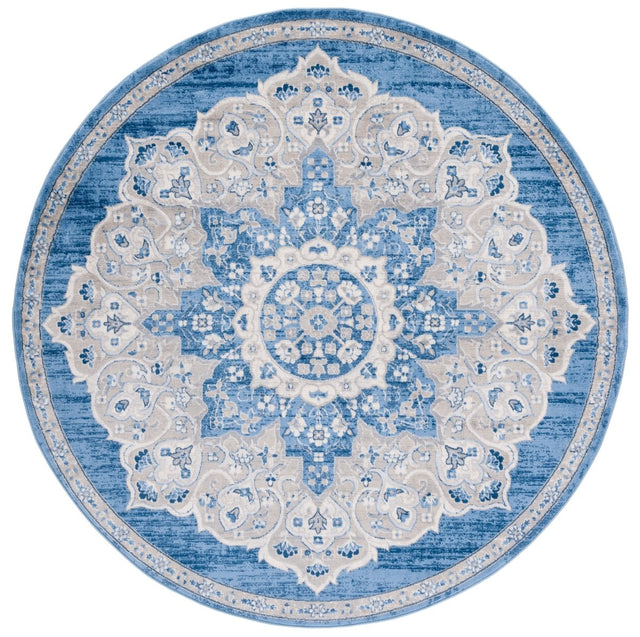 Safavieh Brentwood Bnt802M Blue/Grey Rug.