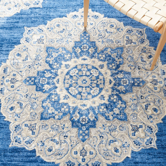 Safavieh Brentwood Bnt802M Blue/Grey Rug.