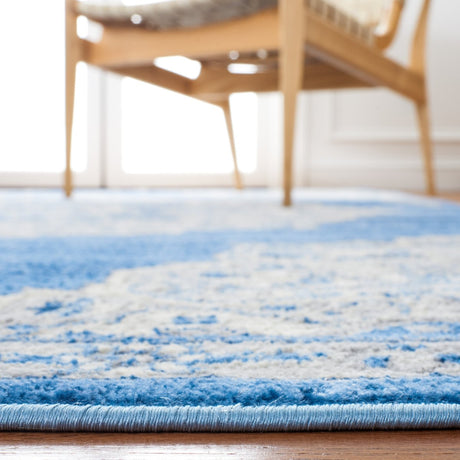 Safavieh Brentwood Bnt802M Blue/Grey Rug.