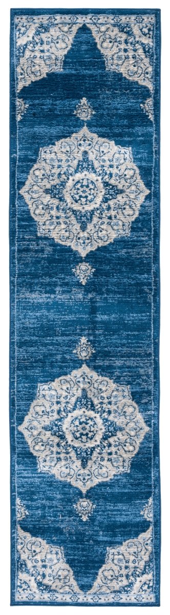 Safavieh Brentwood Bnt802N Navy/Grey Rug.