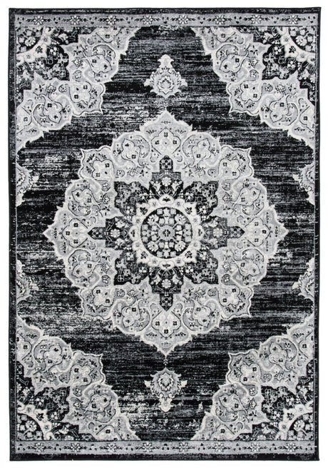Safavieh Brentwood Bnt802Z Black/Grey Rug.